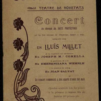 Programes de concert de l’Orfeó Català