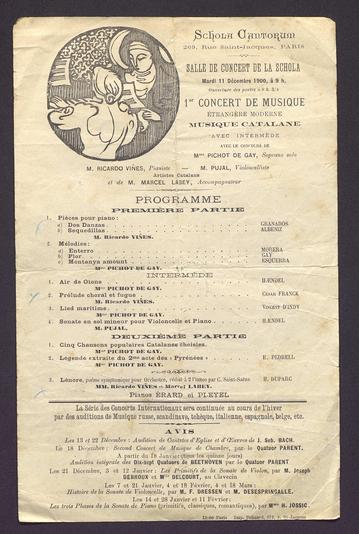 programa de mà